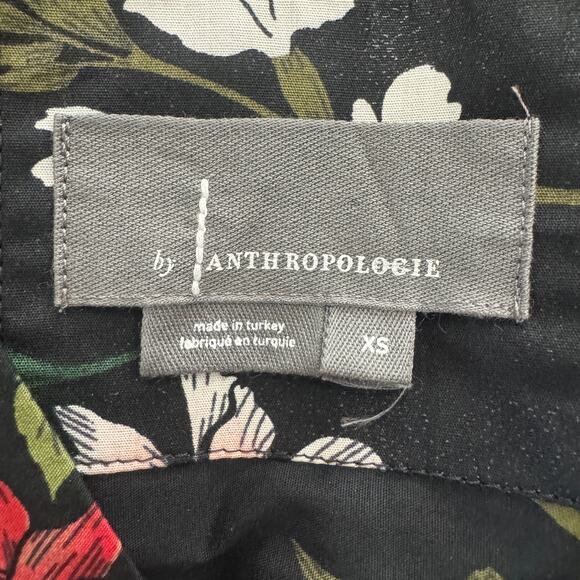 Anthropologie Maeve The Somerset Maxi Dress Black Floral - Picture 10 of 11